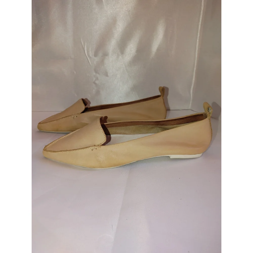 Jeffrey Campbell Vionette Leather Flats Size 8.5